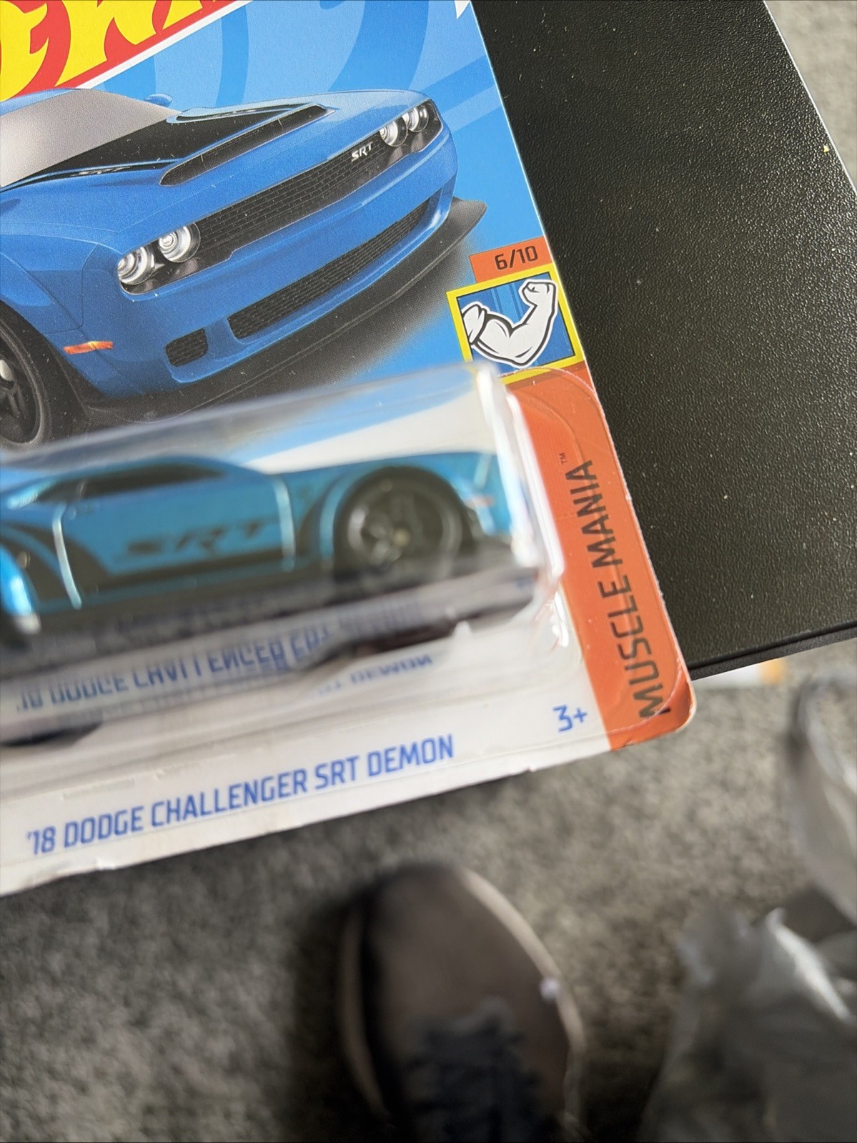 Hot Wheels Dodge Challenger SRT Blue Black 1:64 Muscle Mania Diecast Car Lot 6