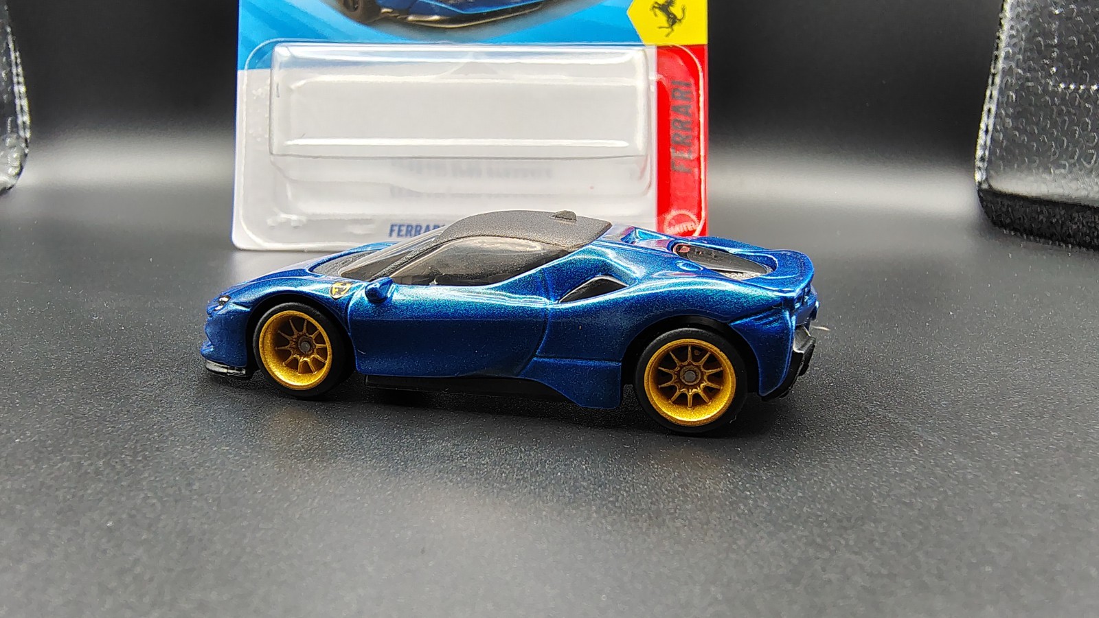 Hot Wheels Wheel Swap Ferrari Sf90 Stradale (Blue) 10SPG Wheels NoScalpCustoms