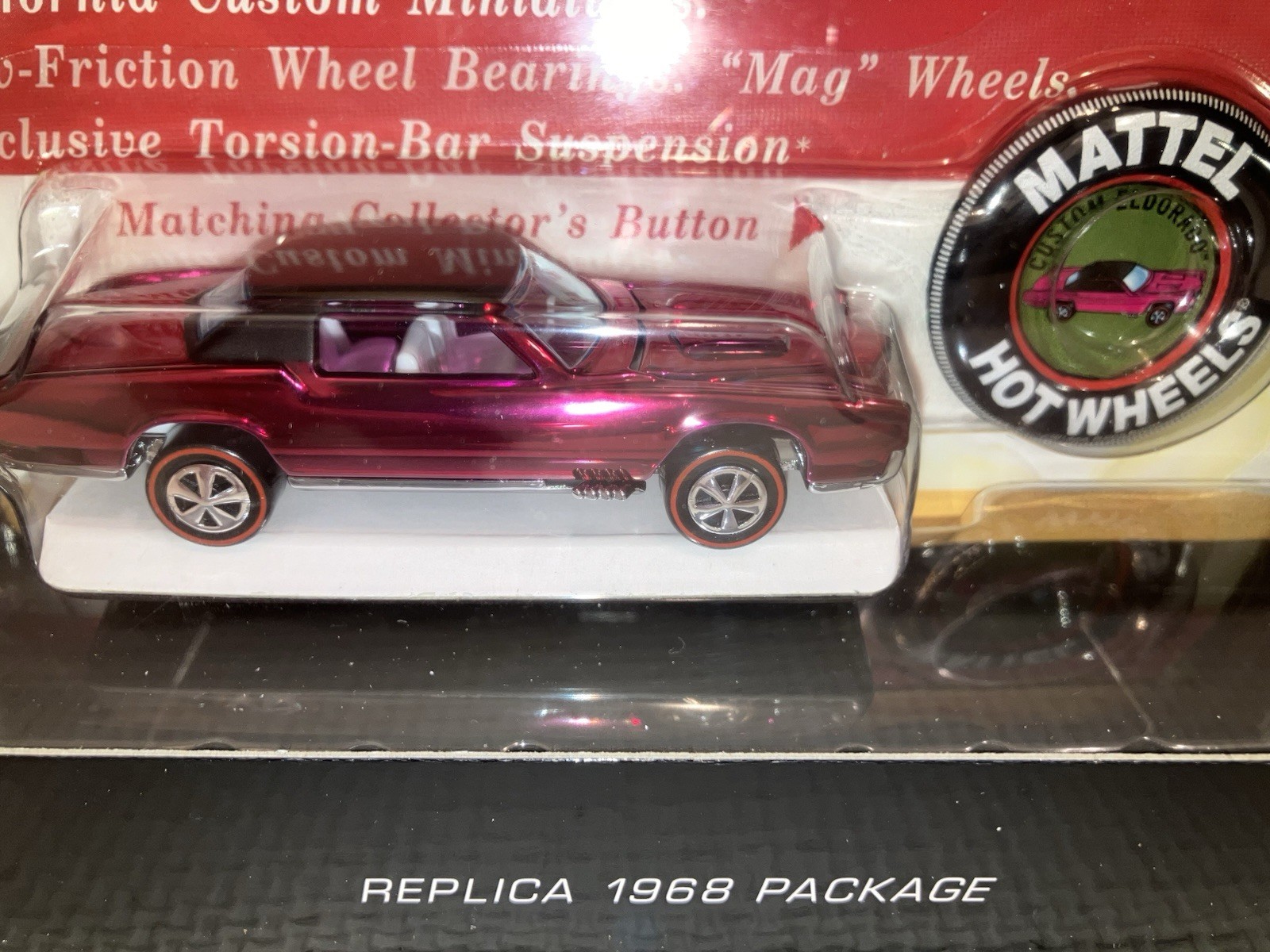 Hot Wheels Redline CUSTOM ELDORADO, Mint In Box, RLC Original 16, 2/5000 SWEET!