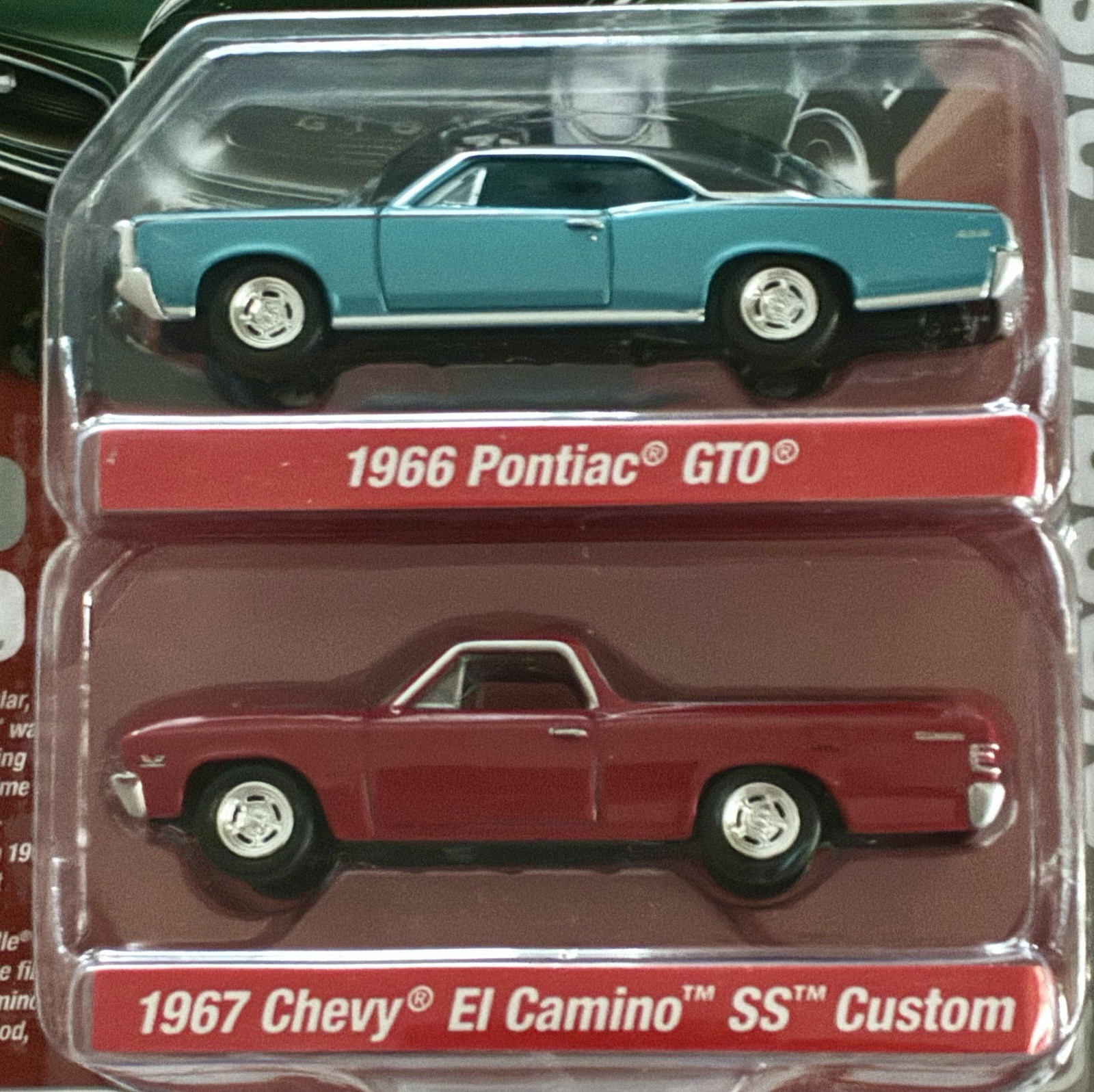 Auto World Deluxe Series ’66 Pontiac GTO & ’67 El Camino SS Classic Muscle 1:64