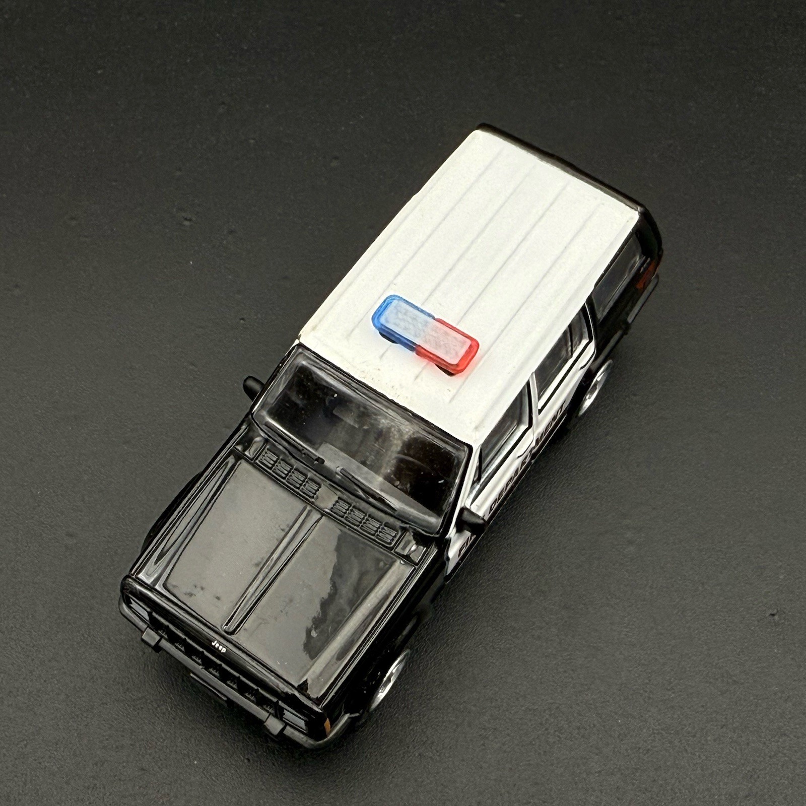 2 Pack 1/64 Mini Whelen Edge Blue Red Lightbar Gray Top Cover Police Fire EMS