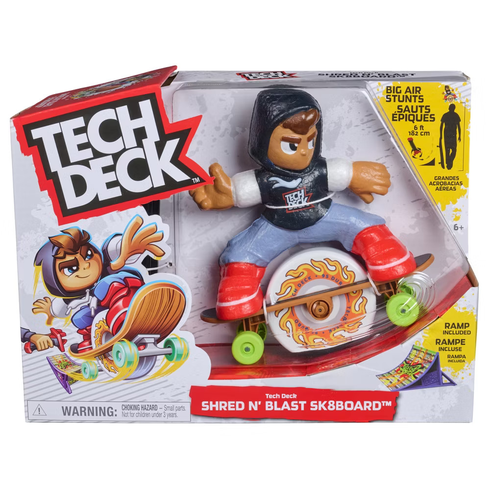 Tech Deck Crew Flywheel Toy Vehicle – Electronic Toy Skateboard