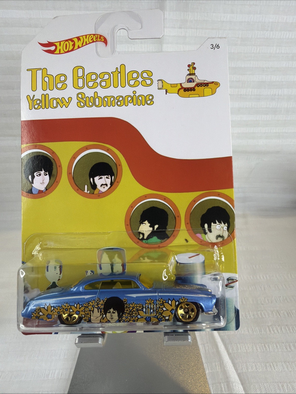 Hot Wheels 50th Anniversary The Beatles Yellow Submarine Full Set Of 6