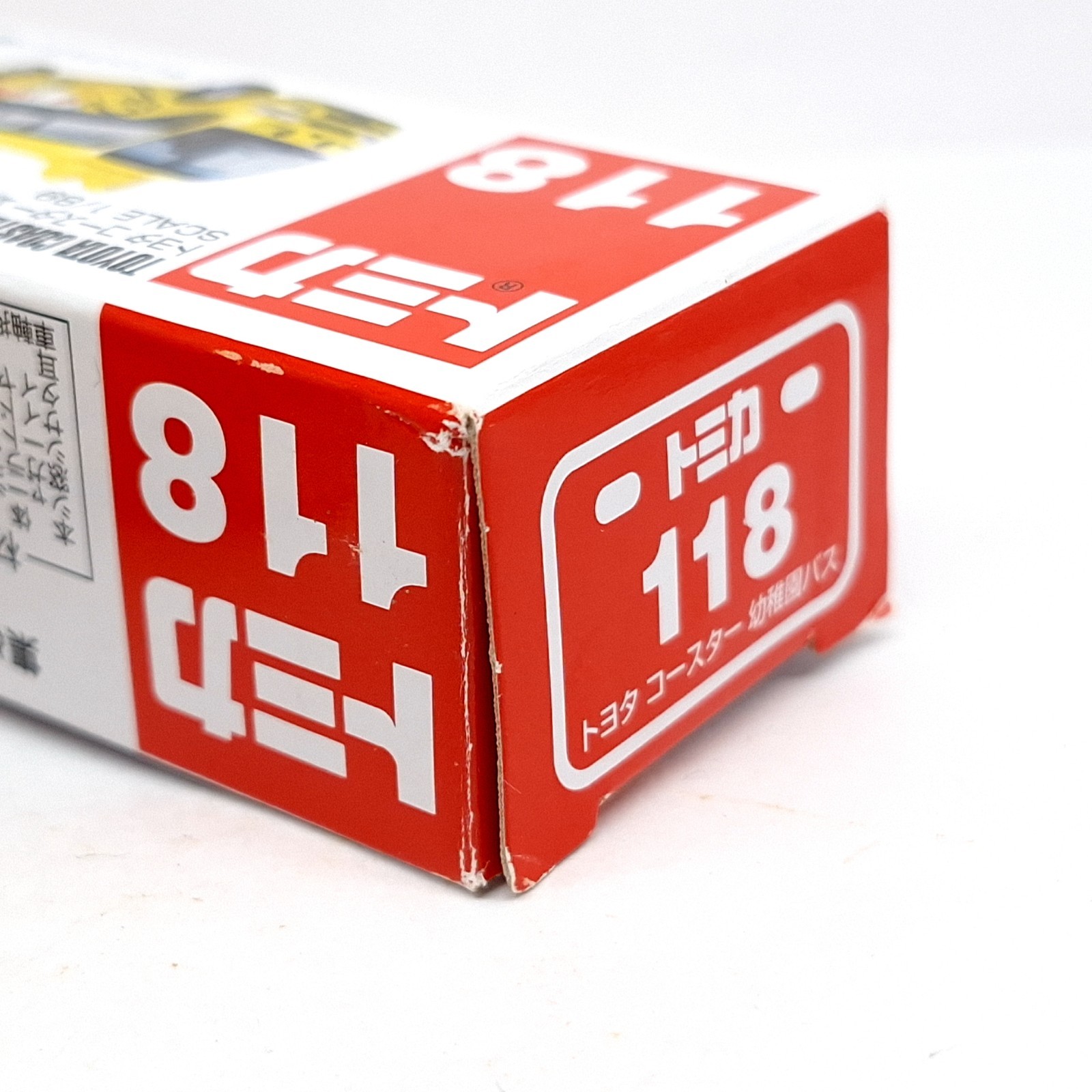 TOMICA 118 TOYOTA COASTER KINDERGARTEN CAT BUS 1/89 TOMY DIECAST 2011 (B)