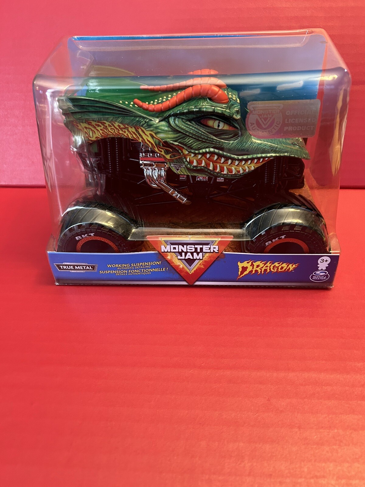 NIB MONSTER JAM 2020 “DRAGON” TRUE METAL™ 1/24 DIE-CAST BY SPINMASTER