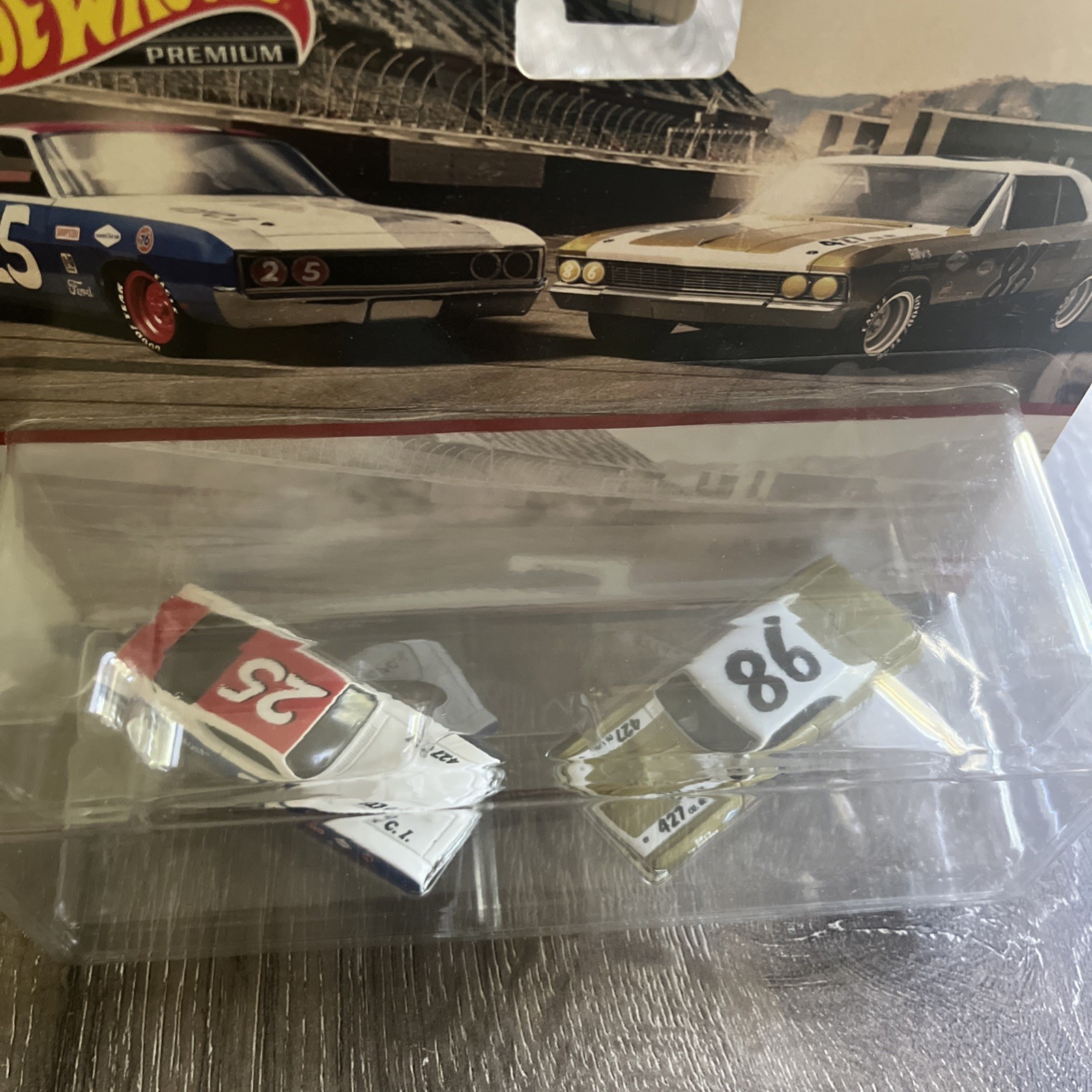 1969 Ford Torino #25 & 1966 Chevrolet Chevelle #86 Set Of 2 Pcs Hot Wheels Hff31