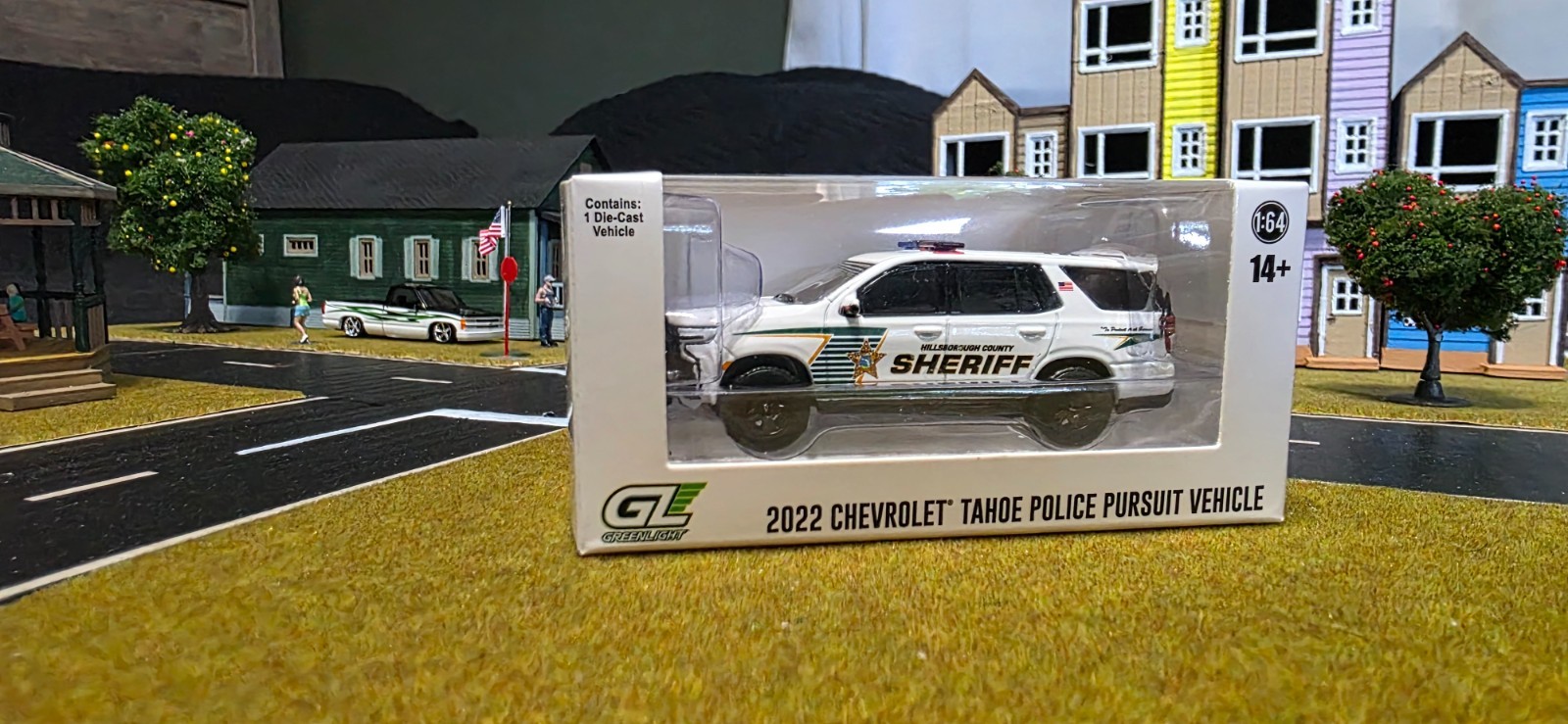 Greenlight Hillsborough County FL Sheriff Chevy Tahoe unit #24 CUSTOM 1/64 scale