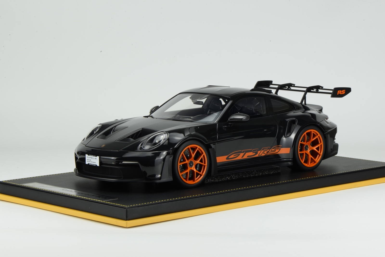 1/12 scale IVY model of Porsche 911 GT3 RS Weissach 2022 Black / Red 15 Pcs