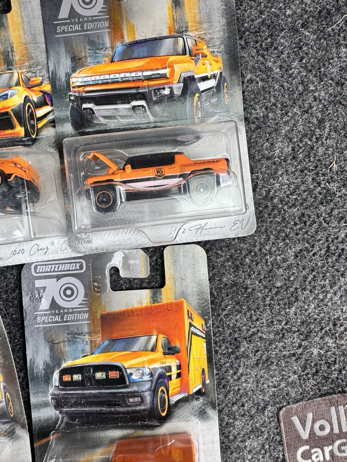 2023-Matchbox-Moving Parts 70th Anniversary Special Edition SET OF 5-1:64 NEW