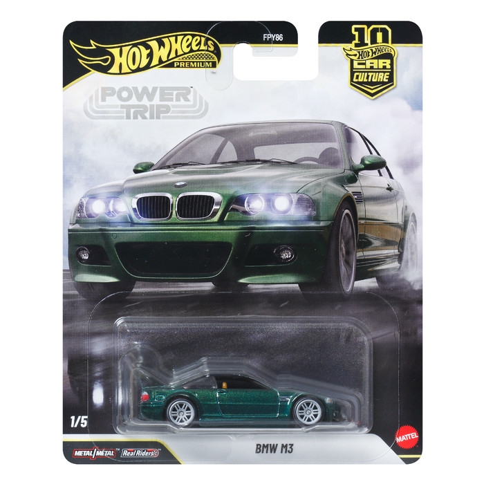 2026 HOT WHEELS CAR CULTURE POWER TRIP BMW M3 GREEN FPY86-961 R 1/64