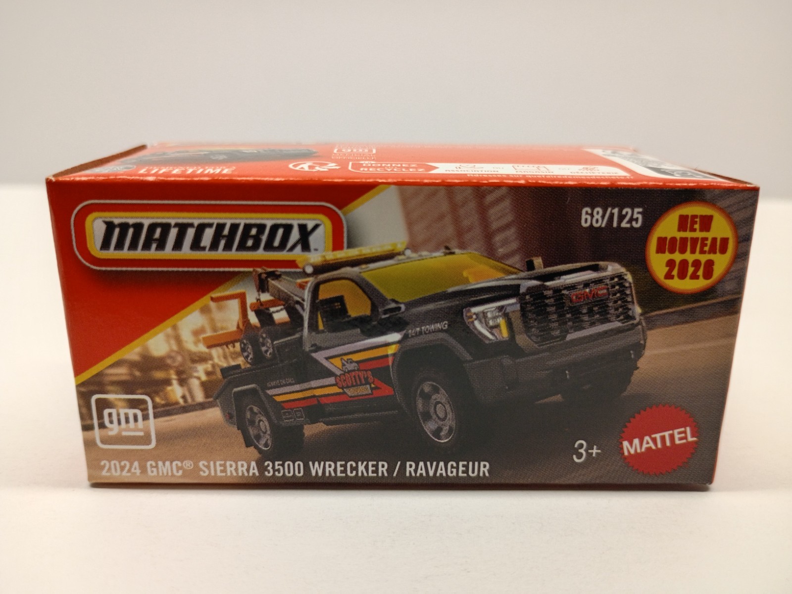 🔥2026 MATCHBOX POWER GRABS 2024 GMC SIERRA 3500 WRECKER * New casting *VVHTF