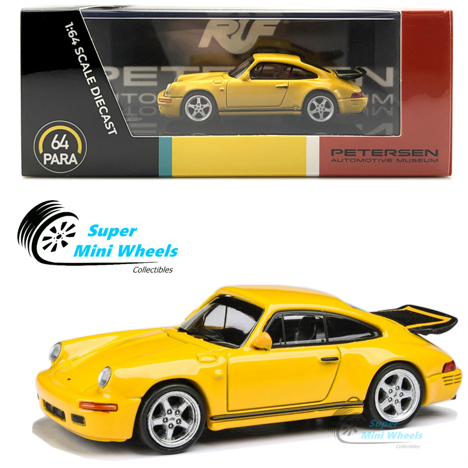 PARA64 – Porsche RUF CTR Yellowbird 1987 – Blossom Yellow – LHD – 1:64