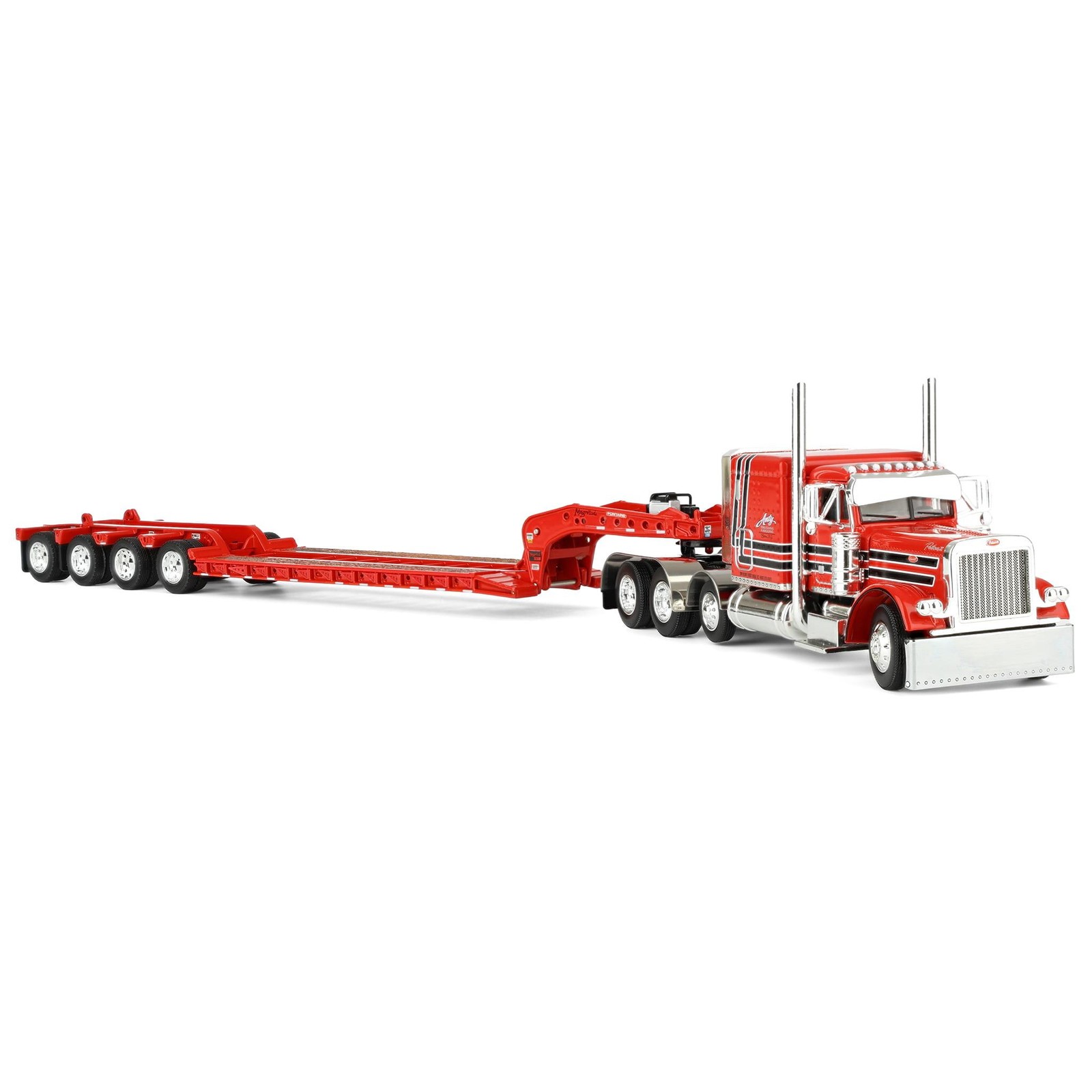 1/64 Peterbilt 379 Semi with Fontaine Magnitude Lowboy Trailer, DCP, 60-2355