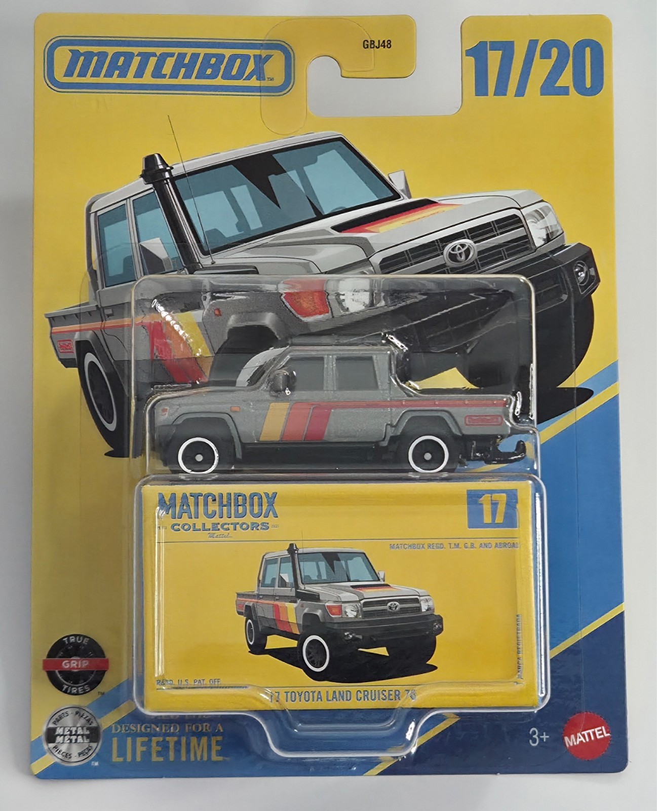 ’17 Toyota Land Cruiser 78 17/20 COLLECTORS SERIES Matchbox 2026 JJW10 silver