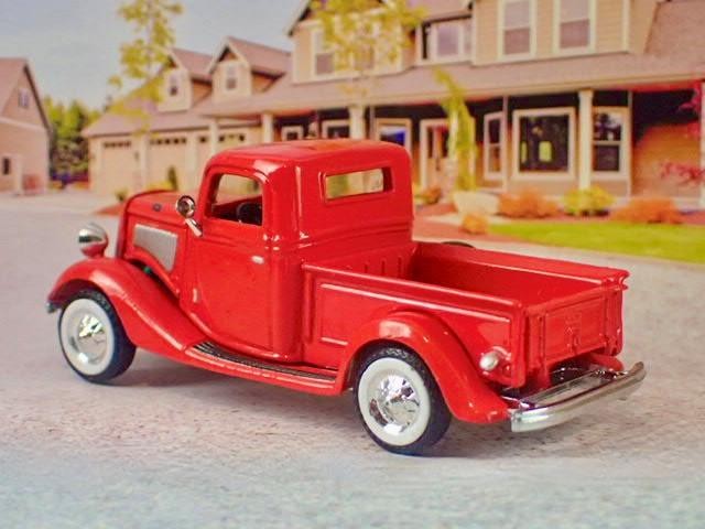 Vintage Motoring 1935 Ford Flathead V8 Step-side Pickup 1/64 Scale Ltd Edition R