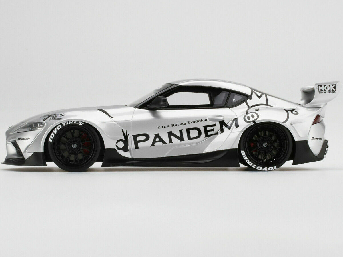 2020 TOYOTA PANDEM GR SUPRA V1.0 1:18 RESIN TS0297 SILVER ACME