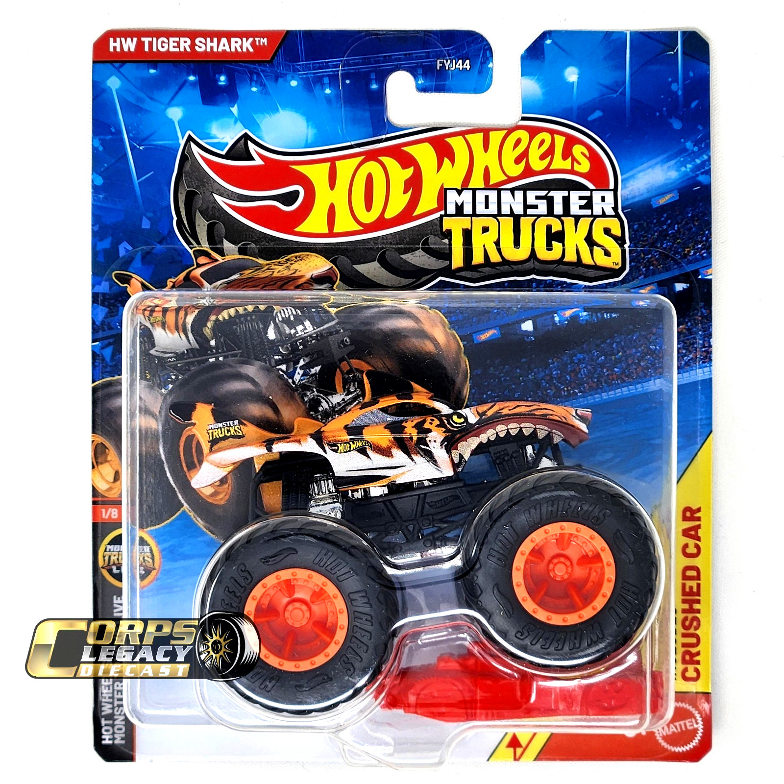 Hot Wheels Monster Trucks Live 1/8 HW Tiger Shark 1:64 2026 Mattel NEW
