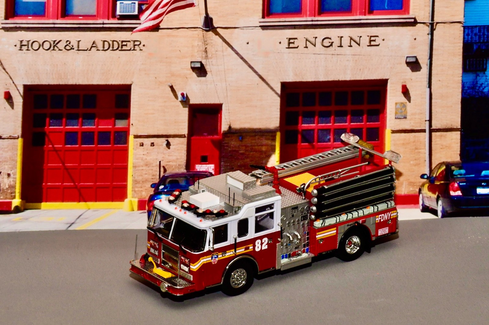 Code 3 FDNY KME / Pierce Engine 82 ***Custom Built***