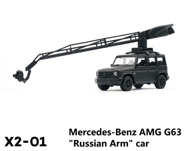 1/64 Mercedes-Benz AMG G63 “Russian Arm” car
