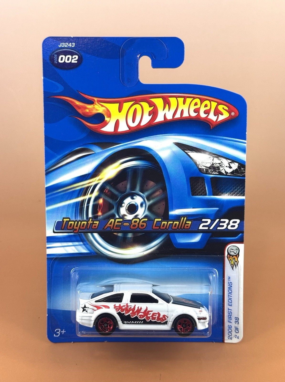 Hot Wheels 2006 First Editions TOYOTA AE-86 COROLLA w/FTE & 5s (lot of 2) 2/38