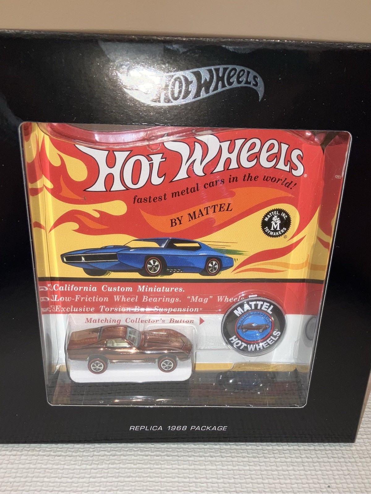 Hot Wheels Redline CUSTOM CORVETTE, Mint In Box, RLC Original 16, 2/6000 SWEET!
