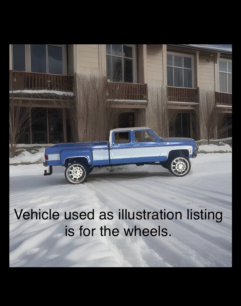 Dually wheels for 1/64 scale hotwheels and m2 machines Lifted Diecast trucks