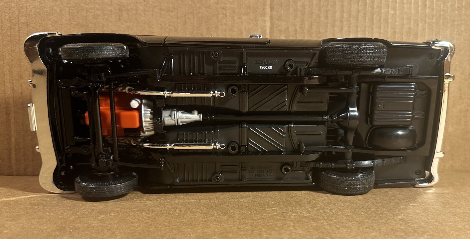 ERTL 1/18 1955 Chevrolet Hot Rod Coupe, Black, From American Graffiti Movie