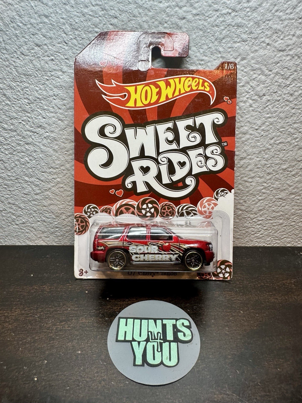 Hot Wheels Kroger Valentines Day Sweet Rides ’07 Chevy Tahoe Sour Cherry