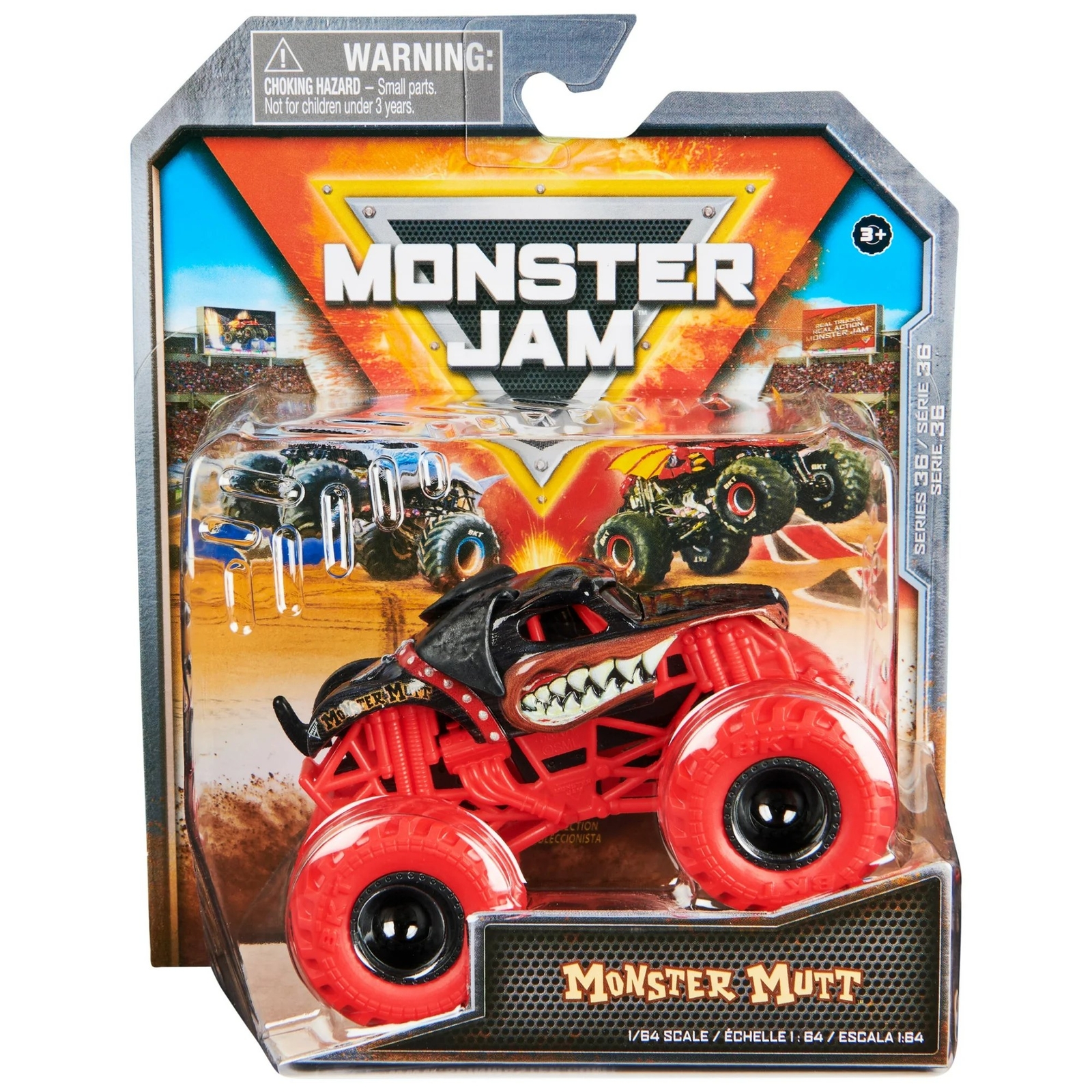 Monster Jam, Official Monster Mutt Rottweiler Monster Truck, Die-Cast…