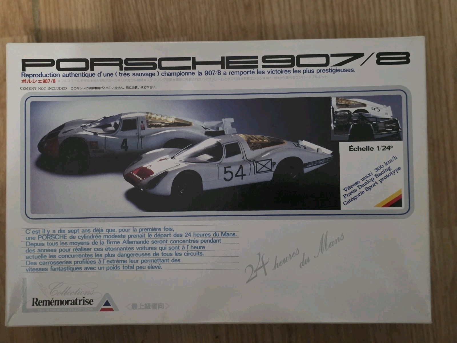 UNION MODEL 1/24 PORSCHE 907/8