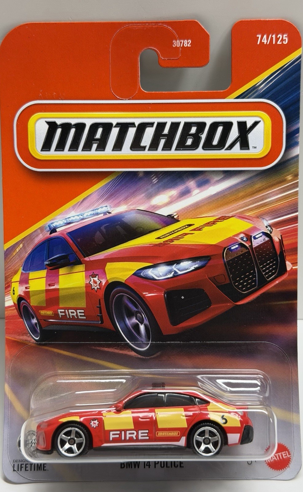 2026 Matchbox 2019 BMW i4 Police Fire MOC MBX Rescue