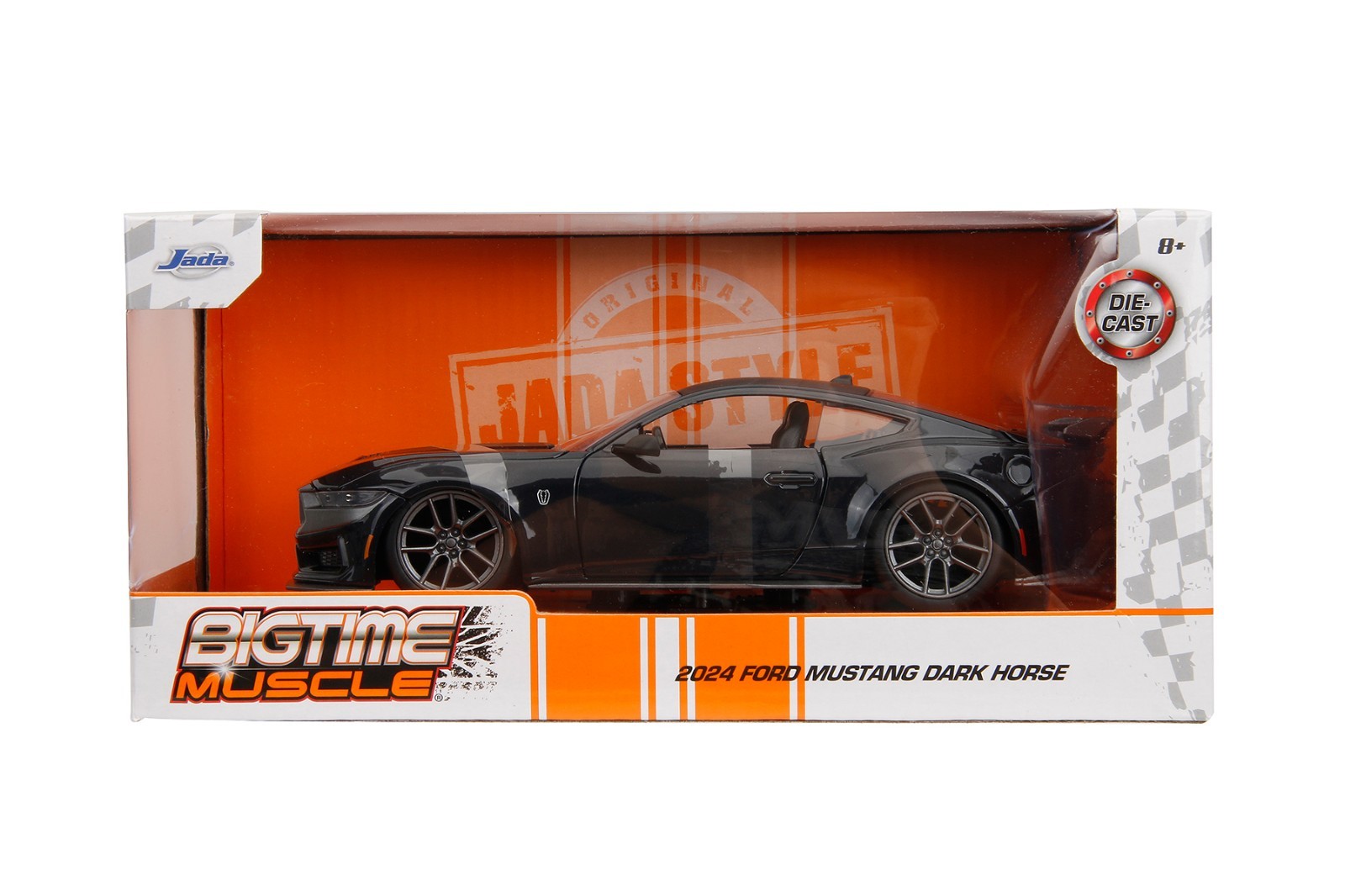 2024 FORD MUSTANG DARK HORSE BLACK 1/24 DIECAST CAR JADA TOYS 35278