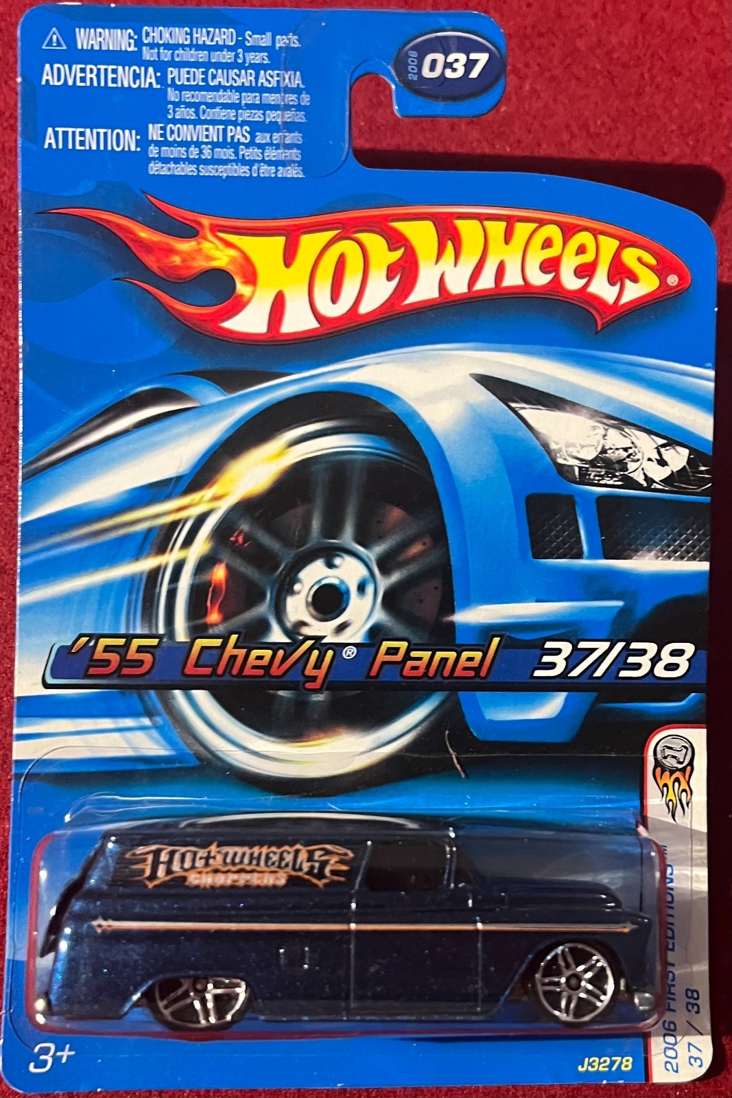 HOT WHEELS FIRST EDITIONS ’55 CHEVY PANEL TRUCK 2006 #37. SEE COMBINED OFFERS!