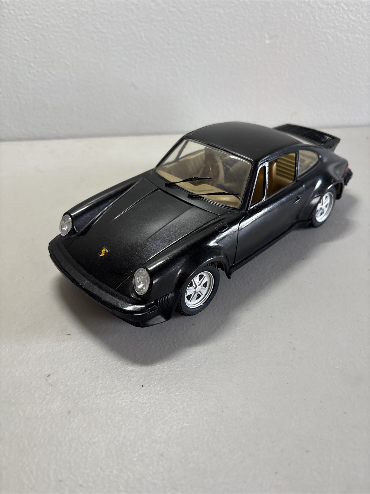 Polistil 1/16 Scale Diecast 060369 – Porsche 911 Turbo – Black Made In Italy