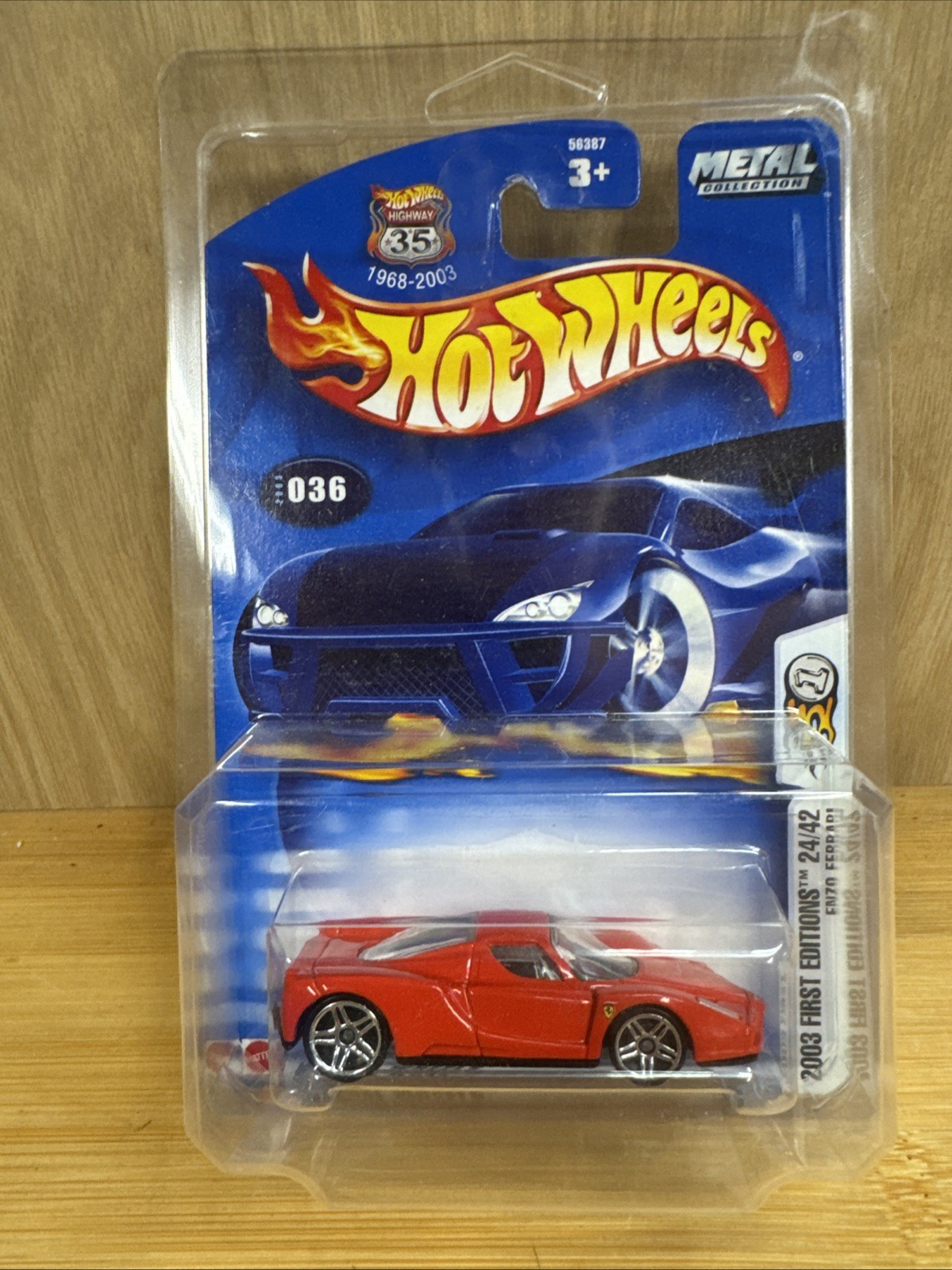 2003 Hot Wheels First Editions 24/42 Red Enzo Ferrari #36 35yr
