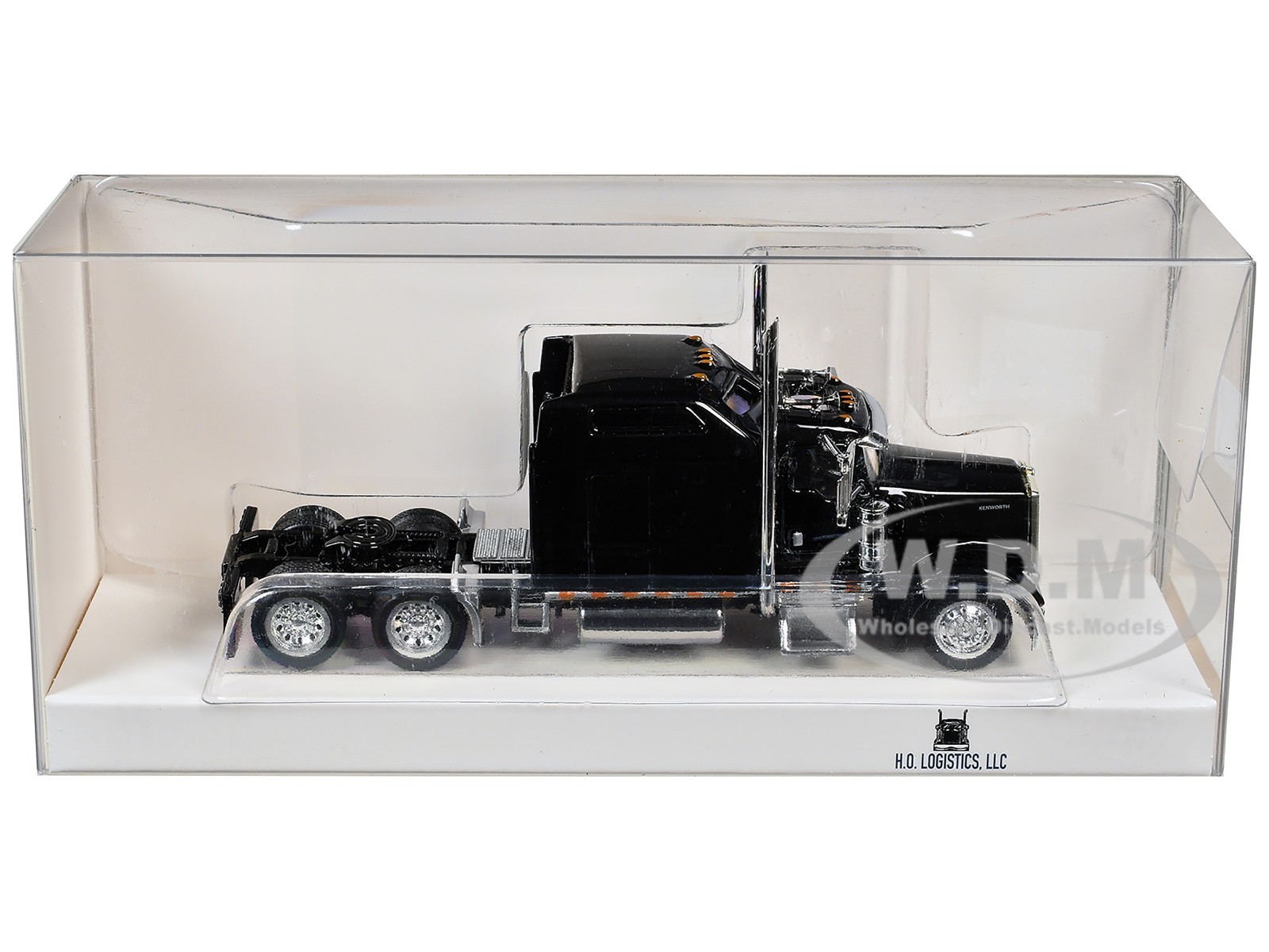 KENWORTH W900L TRUCK W/SLEEPER BLACK 1/87 (HO) SCALE BY HO LOGISTICS HL-90009