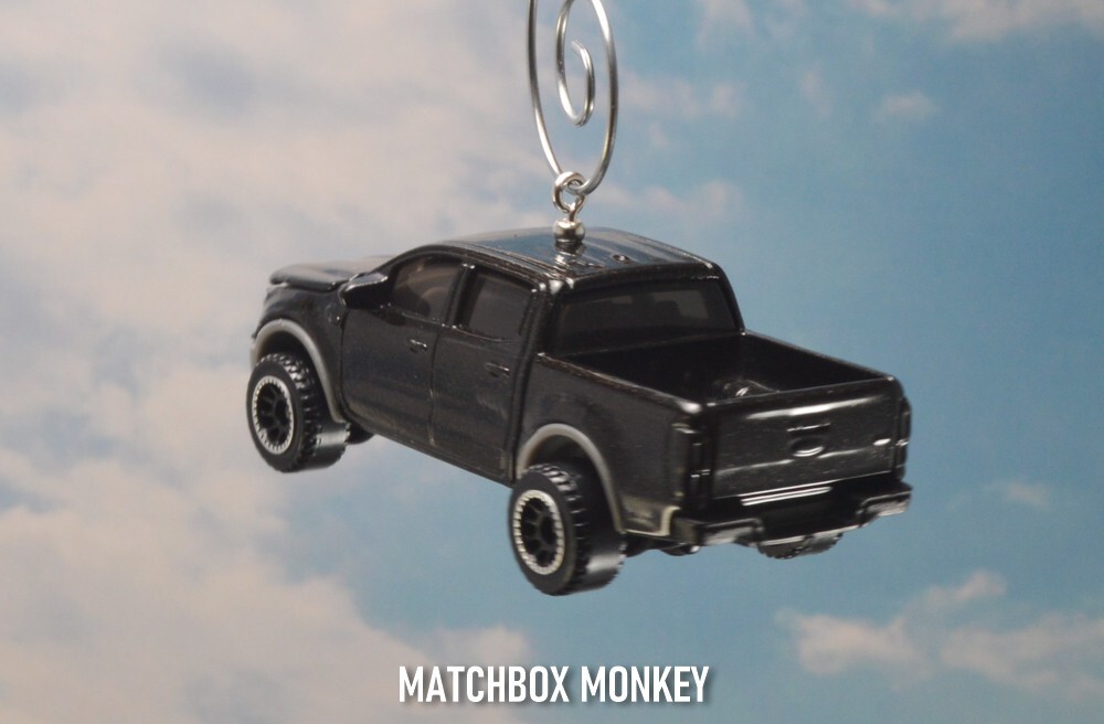2019 Ford Ranger Pickup Truck Custom Christmas Tree Ornament 4X4 Adorno Black