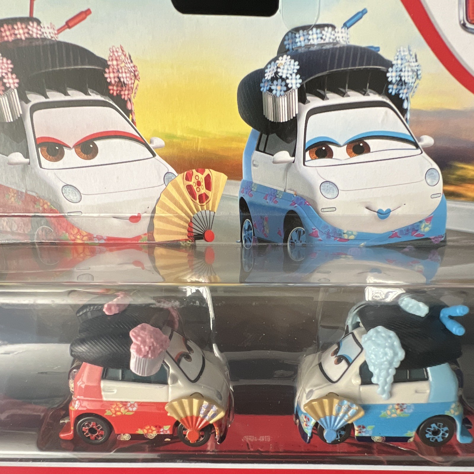 Mattel Disney Pixar Cars Okuni & Shigeko 2-Pack Metal Series – Unopened Box New