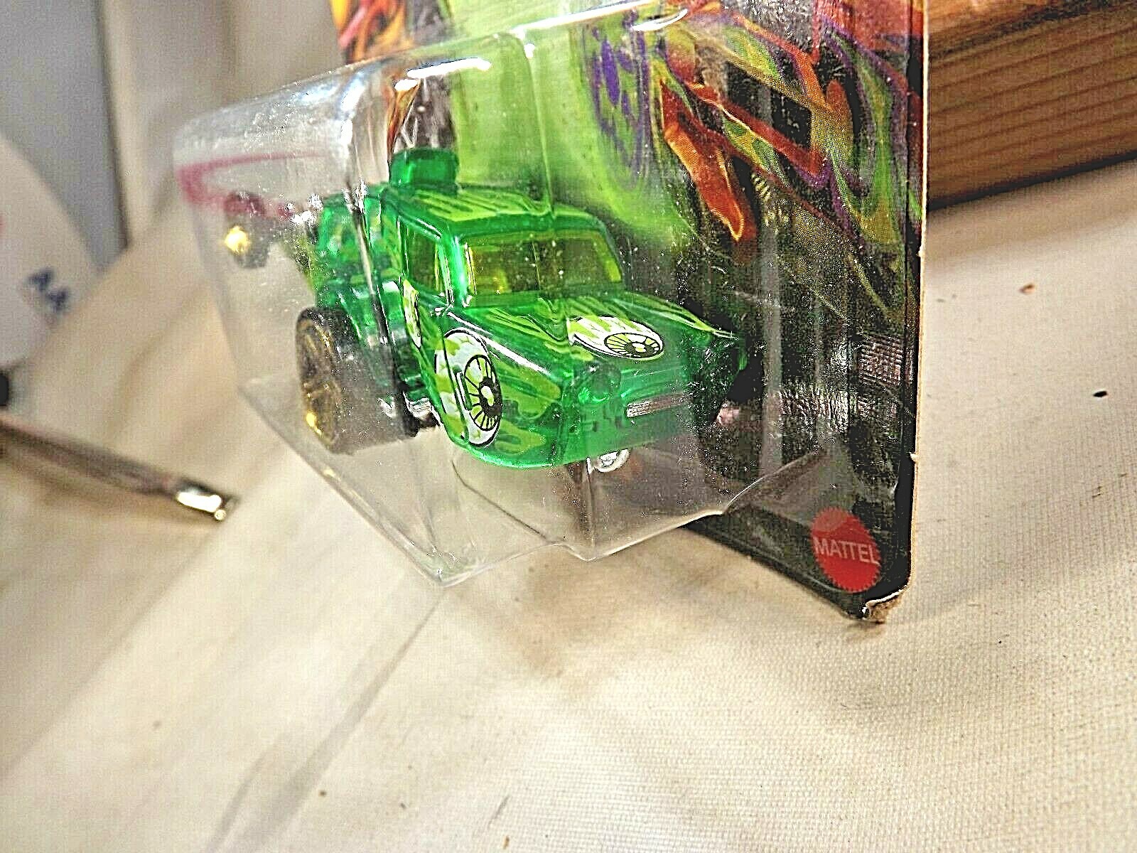 2020 Hot Wheels Kroger Halloween Series 5/6 HW POPPA WHEELIE Green w/GoldPr5-5Sp