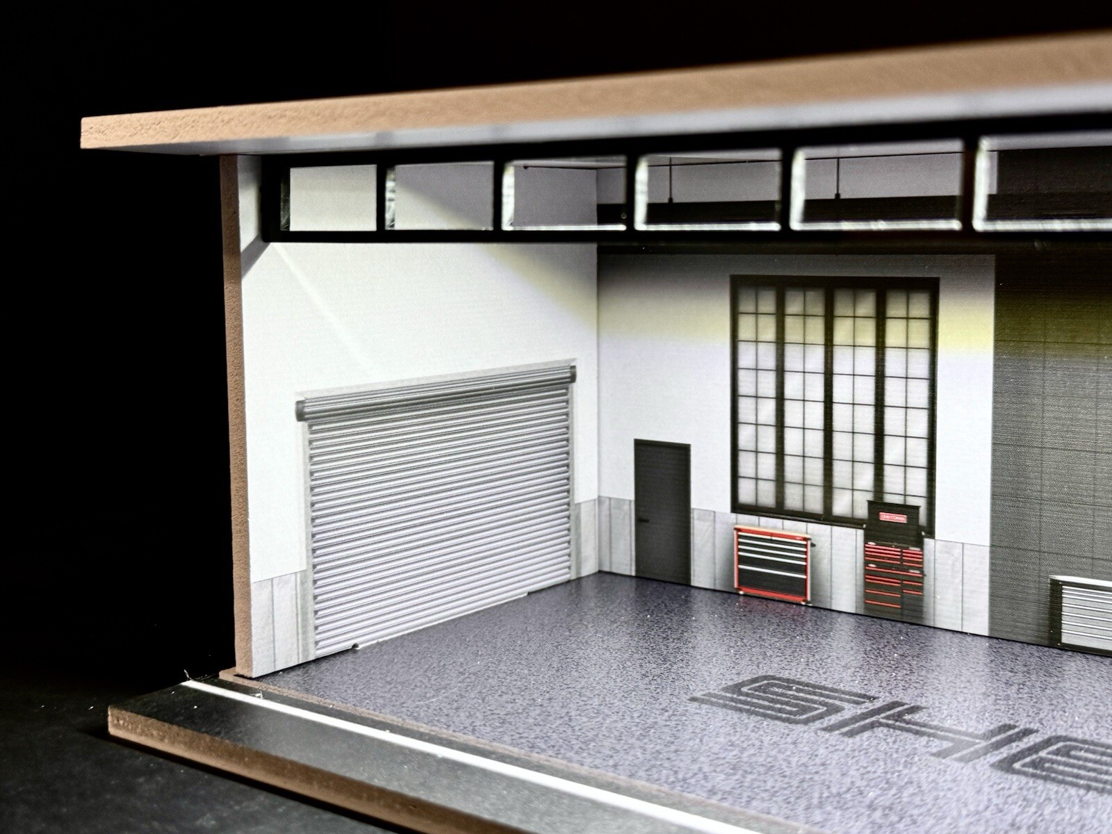 Shelby Theme FOR Hot Wheels 1:64 Model Diorama Garage LED Lighting!