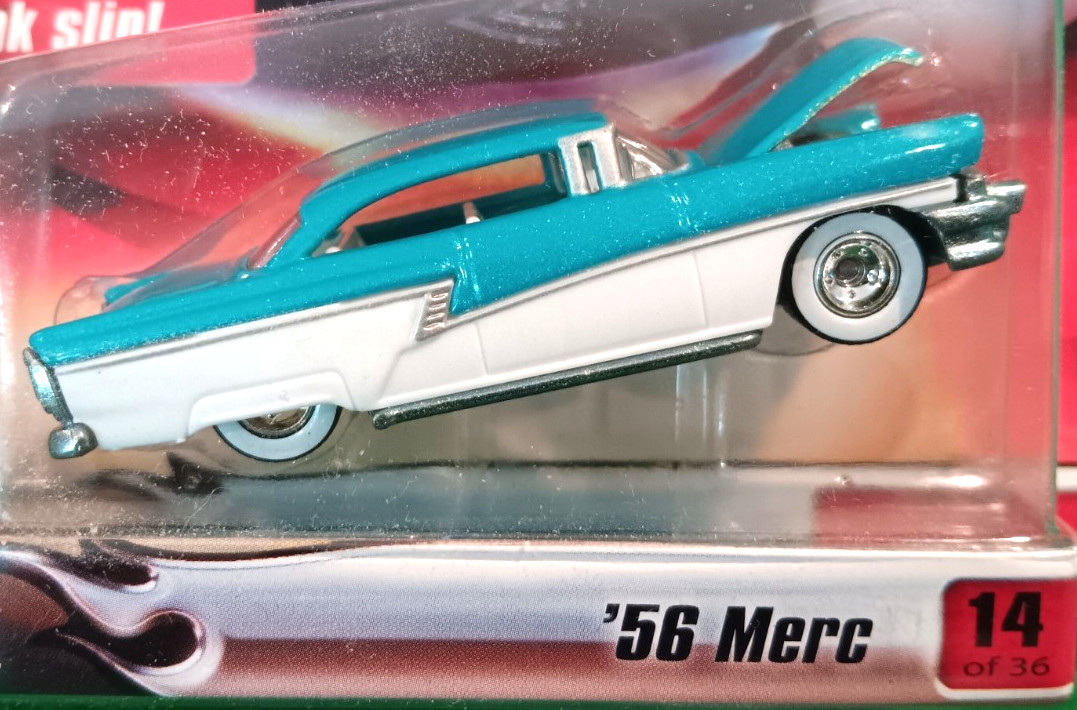 Hot Wheels 2007 Ultra Hots ’56 Merc, Light Blue and White, New in Package!!