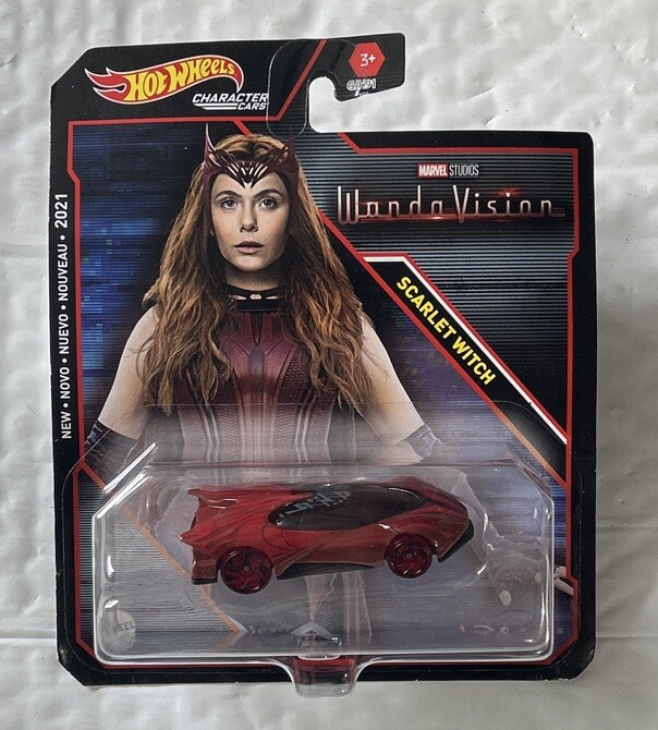 2020 HOT WHEELS MARVEL CHARACTER CARS : WANDA VISION – SCARLET WITCH VEHICLE