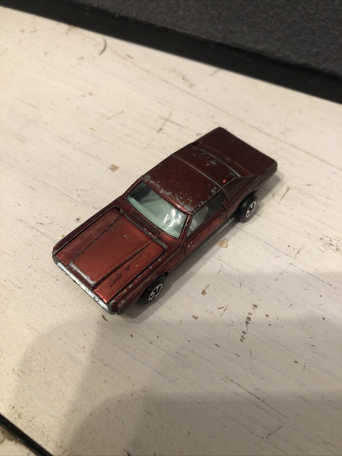 3 Vintage Johnny Lightning Topper 1969 1-Red,2-bronze Custom Thunderbird Redline
