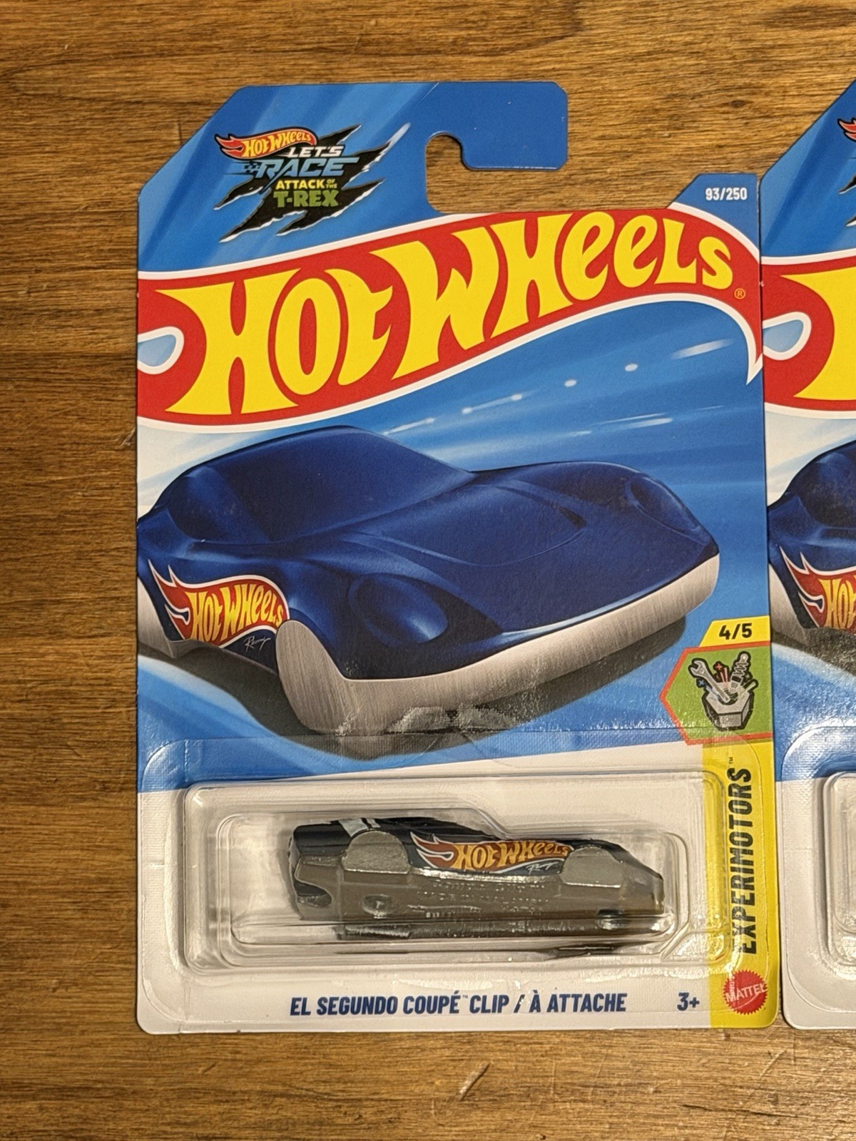 🔥Lot Of 2 Hot Wheels 2026 L Case Int’l Card El Segundo Coupe Clip Blue VHTF🔥