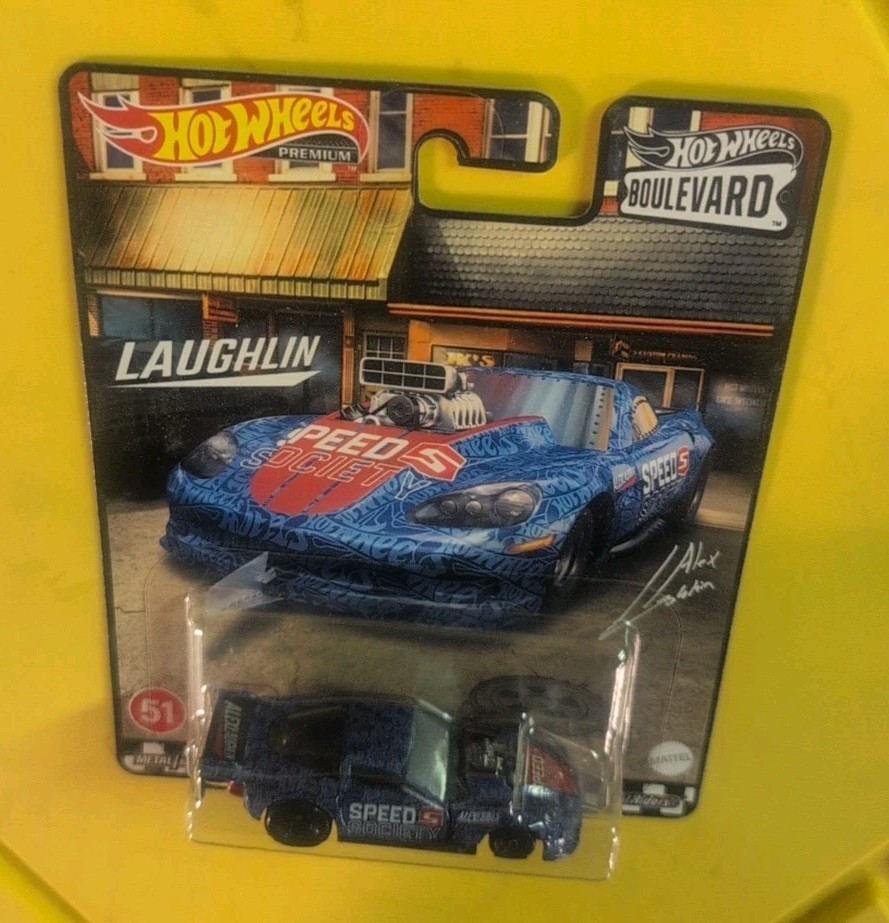 Hot Wheels Premium 2022 Boulevard #51 ’12 Corvette Z06 Drag Racer Laughlin