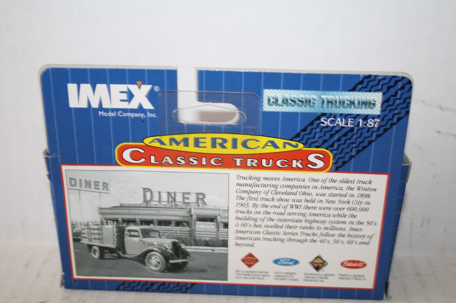 IMEX 1/87 SCALE 1940S FORD TRUCK DIECAST-GOOD-RED-BOX