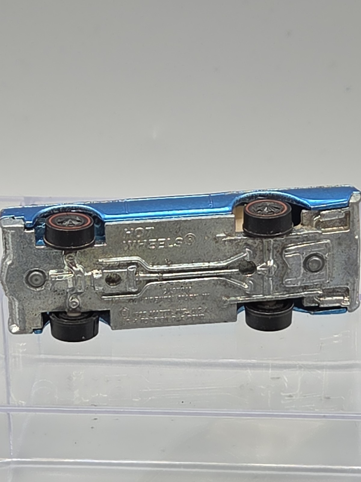 VTG Hot Wheels Redline 1968 Custom Continental Mark lll Blue USA