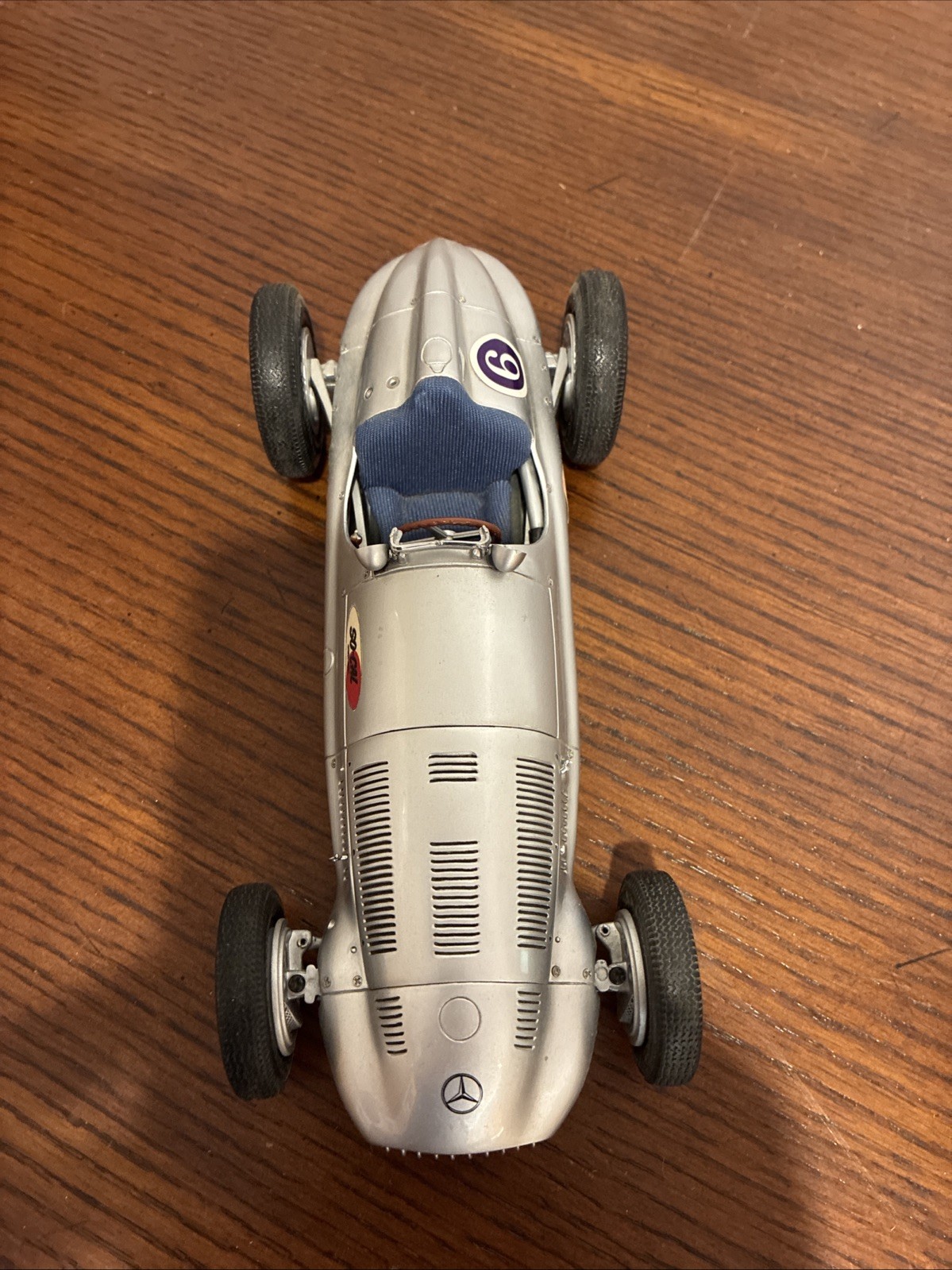 CMC 1/18 Scale Diecast M-018 – Mercedes-Benz W165 1939 Tripolis – Silver