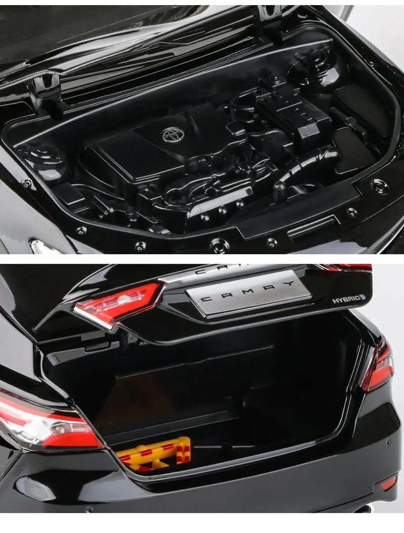 1:18 Toyota Camry 2023 Alloy Diecast Car Model Miniature Scale Model Car Gift