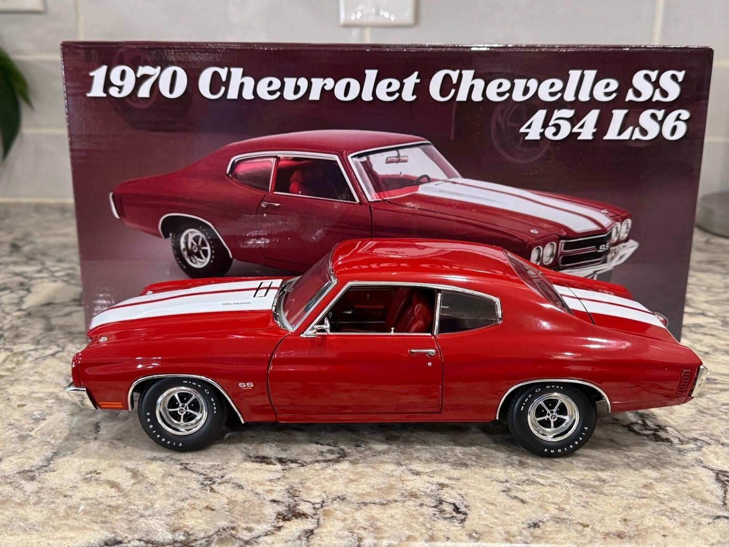 ACME 1970 Chevrolet Chevelle SS 454 LS6 1/18 Cranberry Red 1 of 454